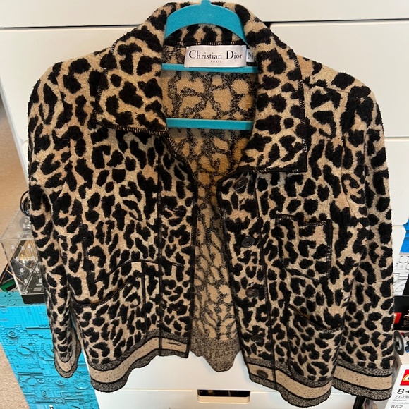Christian Dior - Leopard Print Jacket-  Pre Fall 2021 Collection - Picture 1 of 6
